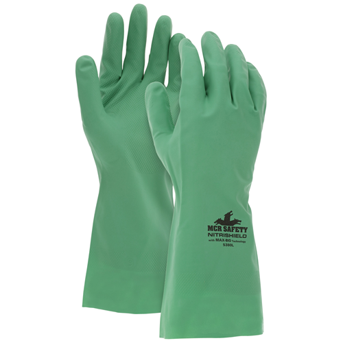 MCR Safety 5380XS 8 Mil biodegradable Unlined Nitrile 12