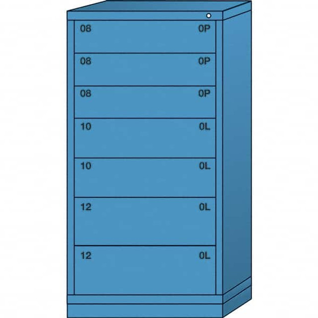 Lyon BBS6830301034IL Standard Eye-Level - Single Drawer Access Steel Storage Cabinet: 30" Wide, 28-1/4" Deep, 59-1/4" High