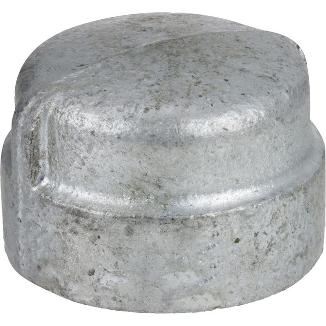 USA Industrials ZUSA-PF-20619 Galvanized Pipe Fittings; Fitting Size: 1-1/2 ; Material: Galvanized Iron ; Fitting Shape: Cap ; Thread Standard: NPT ; Liquid and Gas Pressure Rating (psi): 300 ; End Connection: Threaded