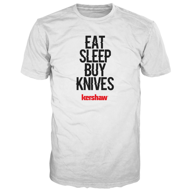 Kershaw SHIRTKER2021XXL Kershaw T-Shirt Eat Sleep Buy Knives Xx-Large