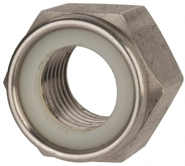 Value Collection NL5XX02700 Hex Lock Nut: Nylon Insert, Nylon Insert, Grade 316 & A4 Stainless Steel, Uncoated