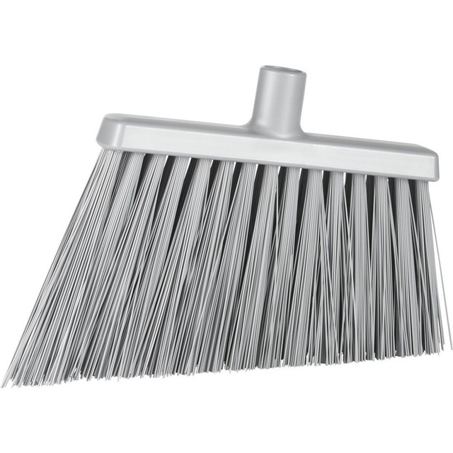 Vikan 291488 Angled Brooms; Handle Connection Type: Threaded ; Brush Width (Decimal Inch): 11.5 ; Brush Width: 11-1/2 (Inch); Bristle Material: Polyester ; Bristle Length (Inch): 5-1/5 ; Bristle Color: Gray