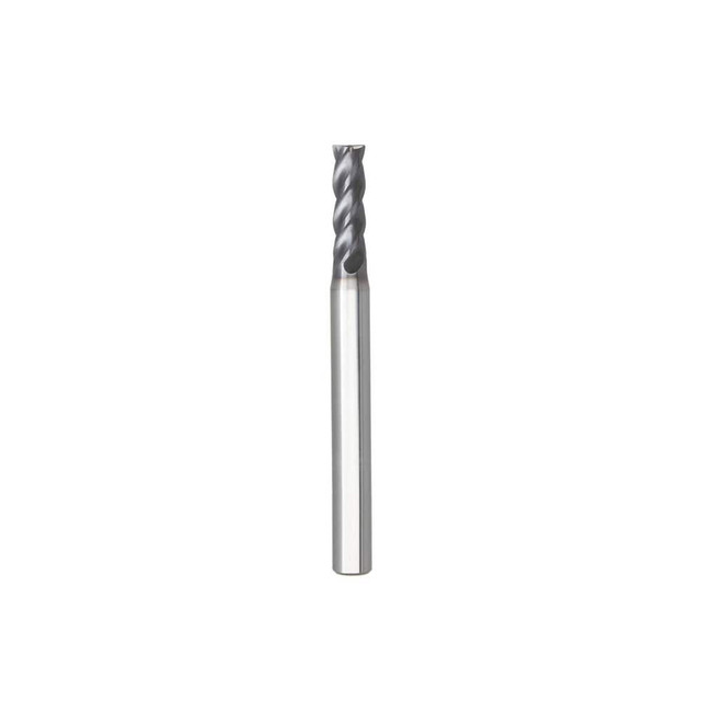 Niagara Cutter 03083919 Corner Radius End Mill: 4 mm Dia, 8 mm LOC, 0.01 mm Radius, 4 Flutes, Solid Carbide