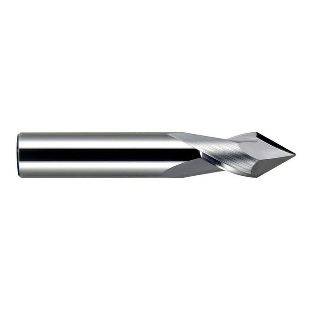 Melin Tool 12201 Drill Mill: 3/16" Dia, 5/8" LOC, 2 Flutes, 60 &deg; Point, Solid Carbide