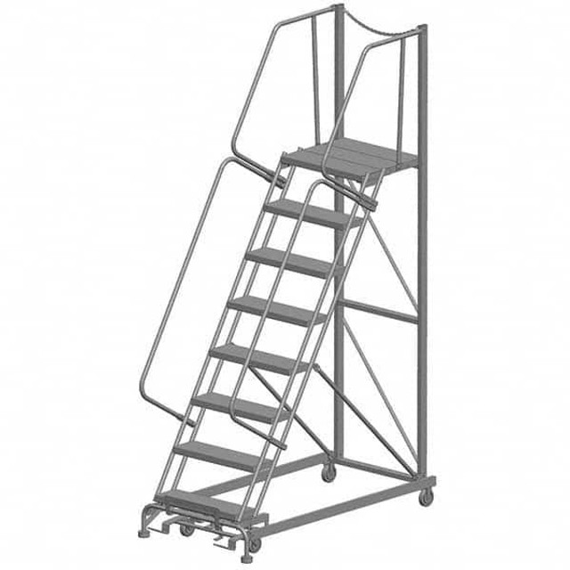 Ballymore 073028XKF RE-EX Steel Rolling Ladder: 7 Step