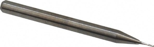 M.A. Ford. 12101800 Square End Mill: 0.018'' Dia, 0.054'' LOC, 1/8'' Shank Dia, 1-1/2'' OAL, 2 Flutes, Solid Carbide