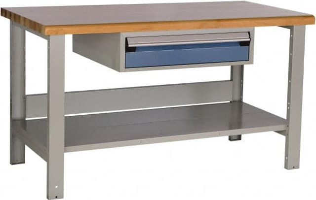 Rousseau Metal R5XDG-3004 Stationary Workstation: 48" Wide, 30" Deep, 34" High, 2,750 lb Capacity