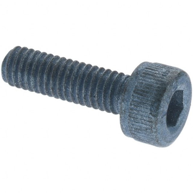 Metric Blue UST176269 Socket Cap Screw: M10 x 1.5, 50 mm Length Under Head, Socket Cap Head, Hex Socket Drive, Alloy Steel, Metric Blue Finish