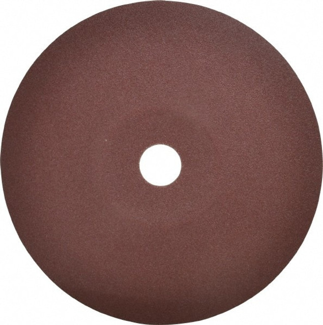 CGW Abrasives 48037 Fiber Disc: 7" Disc Dia, 7/8" Hole, 100 Grit, Aluminum Oxide