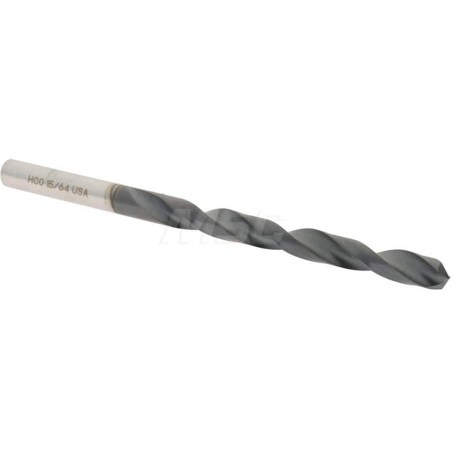 Hertel 4139663 Jobber Length Drill Bit: 15/64" Dia, 135 °, Cobalt