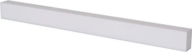 USA Industrials BULK-PS-PTFE-86 Plastic Bar: Polytetrafluoroethylene (Virgin), 3/4" Thick, 48" Long, White