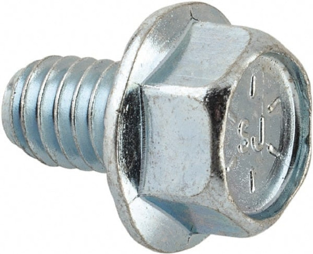 Value Collection 825342MSC Serrated Flange Bolt: 5/16-18 UNC, 1/2" Length Under Head, Fully Threaded