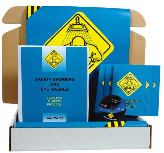 Marcom K000SSE9EM Safety Showers and Eye Washes, Multimedia Training Kit