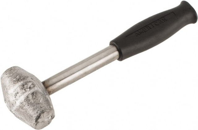 American Hammer AM3PBCG Non-Marring Hammer: 3 lb, 1-1/4" Face Dia, Lead Alloy Head