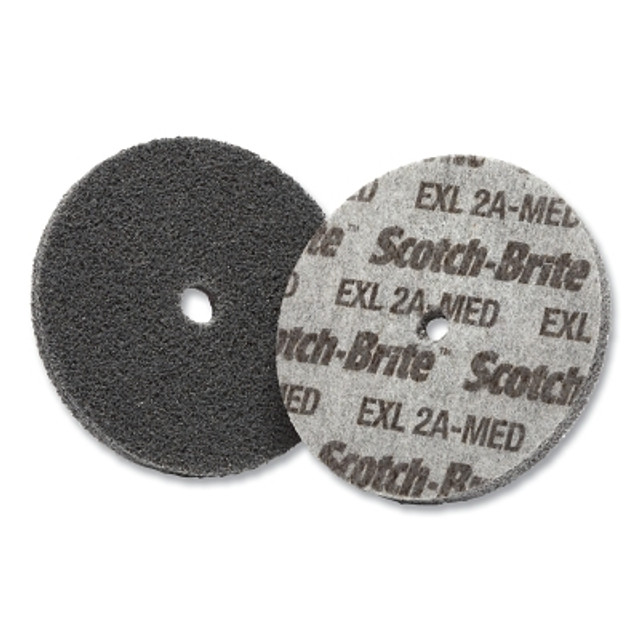 3M™ Scotch-Brite™ EXL Unitized Deburring Wheel, 3 X 1/4, Medium, Aluminum Oxide 3M™ Scotch-Brite™ EXL Unitized Deburring Wheel, 3 X 1/4, Medium, Aluminum Oxide