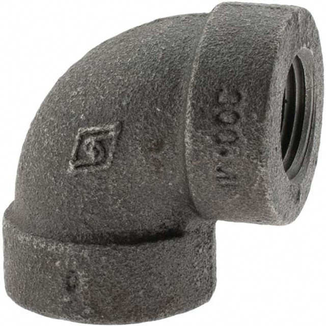 Value Collection HB-L9005 Black 90 ° Elbow: 1/2"