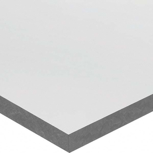 Made in USA 5513939 Plastic Sheet: Polyvinylchloride, 1-1/2" Thick, 48" Long, Gray