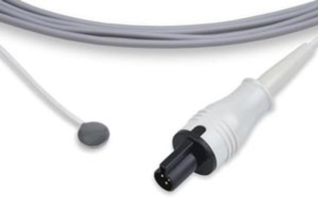 Cables and Sensors  DOH-PS0 Reusable Temperature Probe, Neonate Skin Sensor,  Datex Ohmeda Compatible w/ OEM: 6600-0875-700, 2075796-001, OMP011, T-08750 (DROP SHIP ONLY) (Freight Terms are Prepaid & Added to Invoice - Contact Vendor for Specifics)