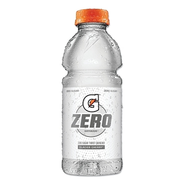 Gatorade® G Zero Sugar Ready-to-Drink Thirst Quencher, 20 oz, Bottle, Glacier Cherry Gatorade® G Zero Sugar Ready-to-Drink Thirst Quencher, 20 oz, Bottle, Glacier Cherry