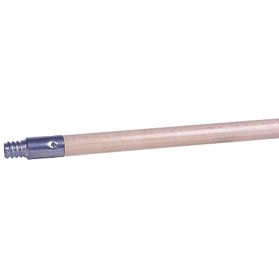 Weiler® Wooden Handle, Hardwood/Metal, 60 in L x 1-1/8 in dia
