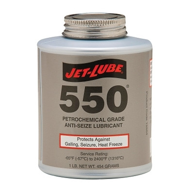 Jet-Lube® 550® Nonmetallic Anti-Seize Compound, 1 lb Brush Top Can
