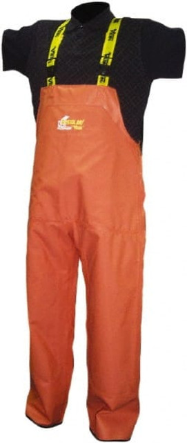 Viking 8110P-XXXL Rain Bib Overalls: Size 3X-Large, Polyester & Polyvinylchloride