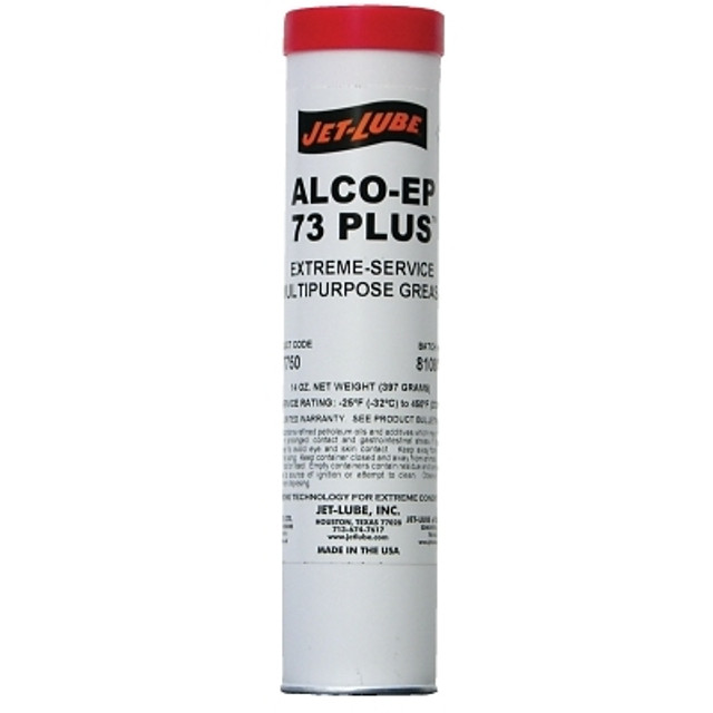 Jet-Lube® Alco-Ep-73 Plus™ Extreme Service Multi-Purpose Grease, 14 oz, Cartridge