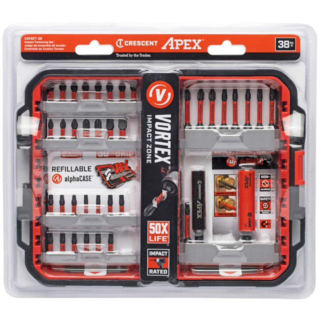 Crescent CAVSET-38 Screwdriver Insert Bit Set: