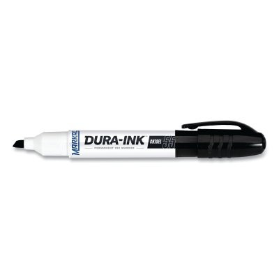 LA-CO Industries Inc Markal® Dura-Ink® 55 Marker, Black, 1/16 in to 3/16 in, Chisel
