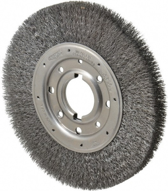 Osborn 0002243900 Wheel Brush: 10" Wheel Dia, Crimped