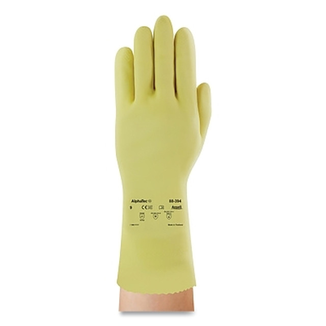 Ansell Versatouch Canners Gloves, Natural Latex, Natural, 10