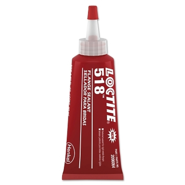 Henkel Corporation Loctite® 518™ Gasket Eliminator Flange Sealant, 50 mL Tube, Red Henkel Corporation Loctite® 518™ Gasket Eliminator Flange Sealant, 50 mL Tube, Red
