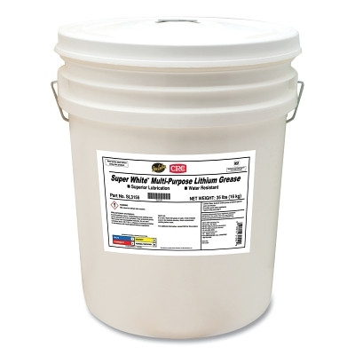 CRC® Super White® Multi-Purpose Grease, 35 lb, Pail