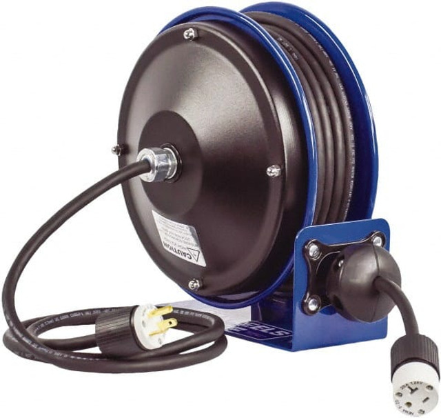 CoxReels PC10-3012-A Cord & Cable Reel: 12 AWG, 30' Long, Outlet End