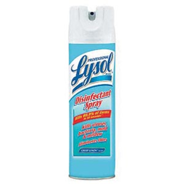 Bunzl Distribution Midcentral, Inc.  58344828 Disinfecting Spray, 19 oz, Crisp Linen, 12/cs (DROP SHIP ONLY) ($500 Minimum Order Mix & Match with Prepaid Freight to Remain at $1250)