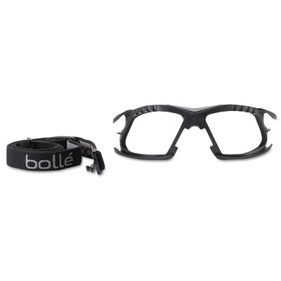 Bolle Foam and Strap Kits, For Bolle Rush+ Safety Glasses, Black