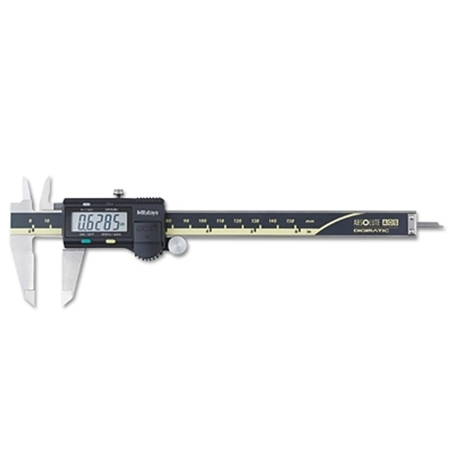 Mitutoyo Series 500 Standard Digimatic Calipers w/Thumb Roller, Range 0-6 in, Stainless Steel, LCD Mitutoyo Series 500 Standard Digimatic Calipers w/Thumb Roller, Range 0-6 in, Stainless Steel, LCD