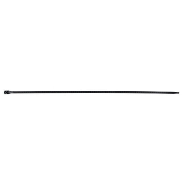 Gardner Bender Standard Cable Ties, 75 lb Tensile Strength, 14 in L, UV Black, 100/Bag