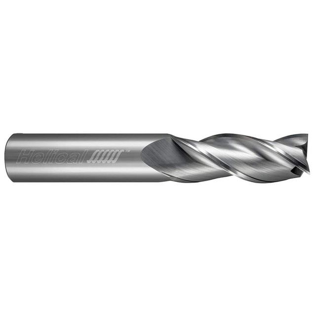 Helical Solutions 01330 Square End Mill:  0.3750" Dia,  0.5000" LOC,  0.3750" Shank Dia,  2.0000" OAL,  N/A Flutes,  Solid Carbide