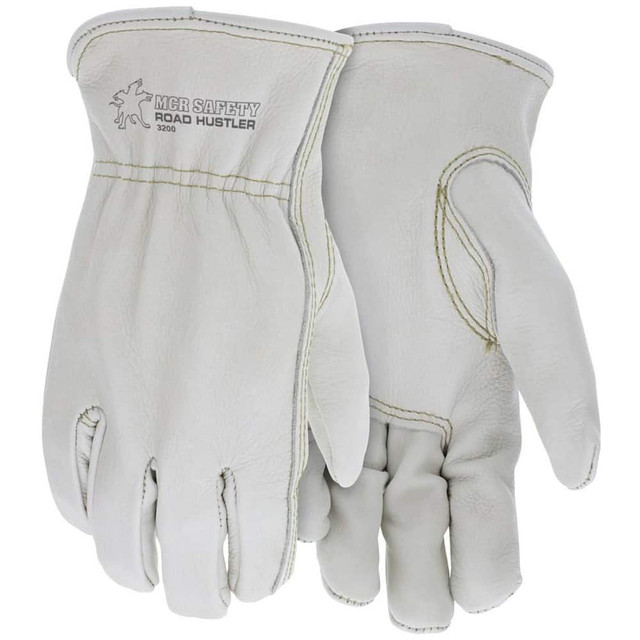 MCR Safety 3200M Gloves: Size M, Cowhide