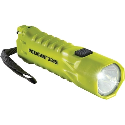 Pelican™ 3315 LED Flashlight, 3 AA, 160 Lumens, Hi-Vis Yellow