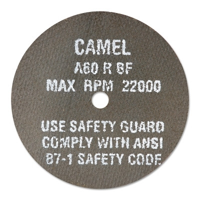 CGW Abrasives Cut-Off Wheel, Die Grinders, 4 in Dia, 1/16 in Thick, 3/8 in Arbor, 36 Grit