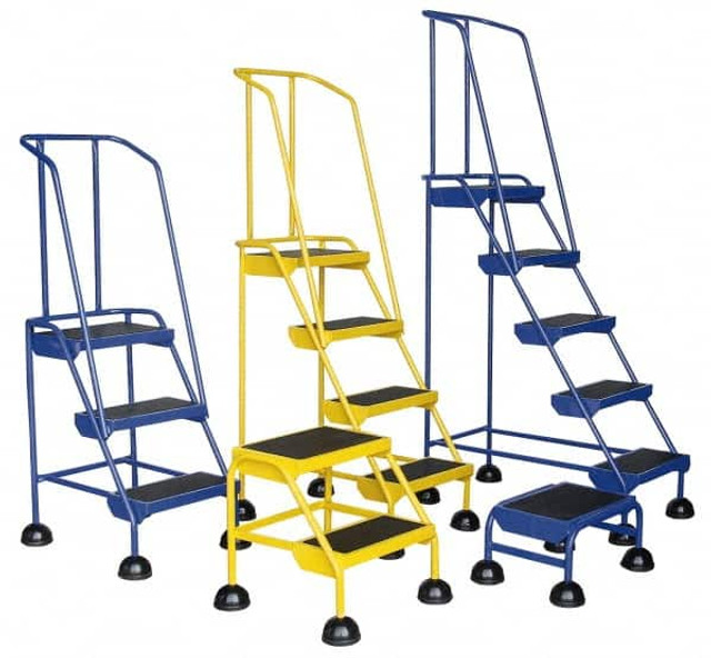 Vestil LAD-4-W 4-Step Ladder: Steel