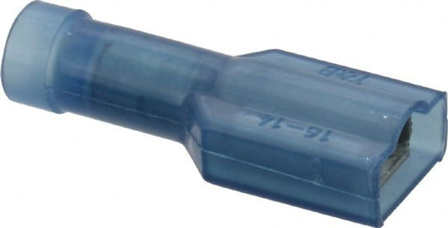 Thomas & Betts 14RB-2577C Wire Disconnect: Female, Blue, Nylon, 16-14 AWG, 1/4" Tab Width