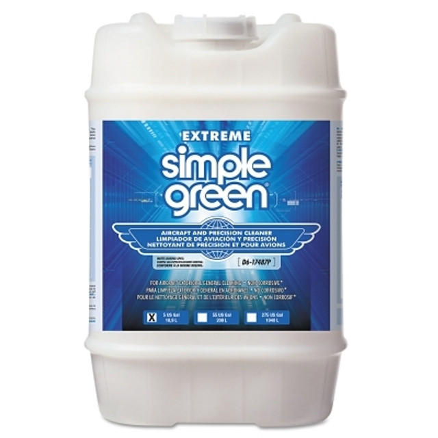 Simple Green® Extreme Aircraft & Precision Cleaner, 5 gal, Pail, Unscented Simple Green® Extreme Aircraft & Precision Cleaner, 5 gal, Pail, Unscented