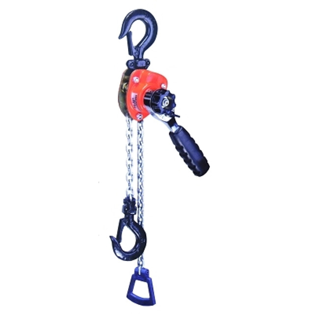 CM Columbus McKinnon Series 602 Mini Rachet Lever Hoist, 550 lb, 5 ft Lifting Height, 56 lbf CM Columbus McKinnon Series 602 Mini Rachet Lever Hoist, 550 lb, 5 ft Lifting Height, 56 lbf