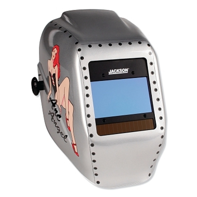 SureWerx® Jackson® Safety Insight Digital Variable ADF Welding Helmet, SH9 to SH13, Arc Angel, 3.93 in x 2.36 in SureWerx® Jackson® Safety Insight Digital Variable ADF Welding Helmet, SH9 to SH13, Arc Angel, 3.93 in x 2.36 in