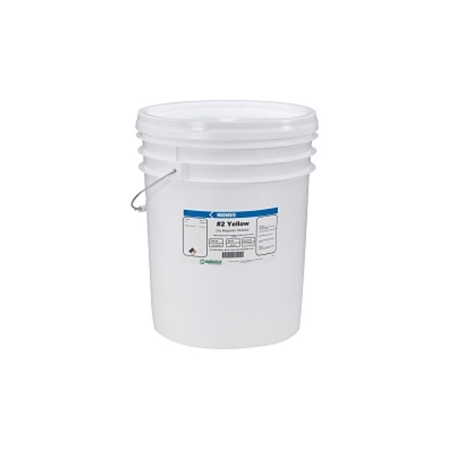 Magnaflux Magnavis® Dry Method Non-Fluorescent Magnetic Powder, 10 lb, Pail, Yellow