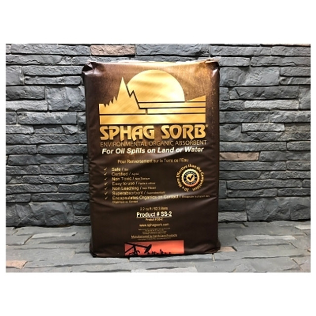 Sphag Sorb® Industrial Absorbent, Absorbs 12 gal, 2 ft³ Coverage Sphag Sorb® Industrial Absorbent, Absorbs 12 gal, 2 ft³ Coverage