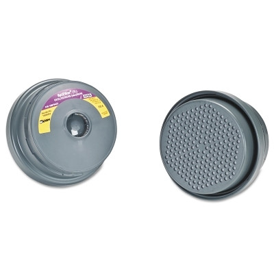 MSA OptimAir® TL PAPR Cartridge, OV/CL/CD/HC/HS/SD/HE/HF, P100, Yellow/Magenta